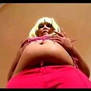 Nice view of Helena's big belly from below
