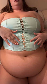 Aliss bonython stuffed wearing a tube top I guess