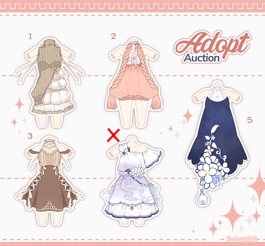 [Adopt Auction] Outfits #3 CLOSE