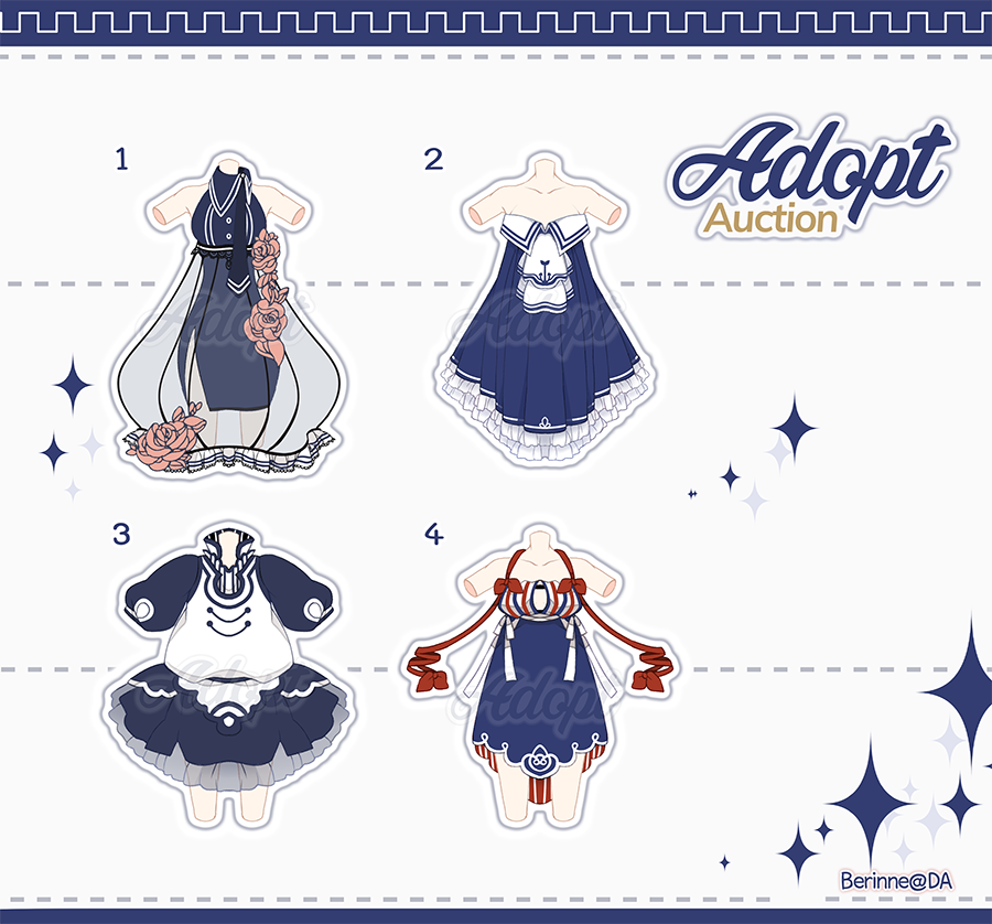 [Adopt Auction] Outfits #4 CLOSE