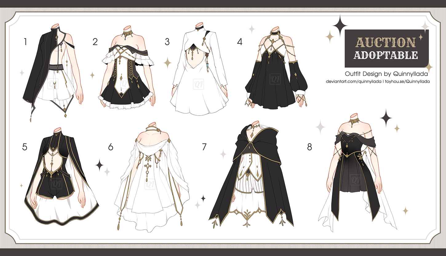 [Adopt Auction] Fantasy Outfits 34 [ CLOSE ]