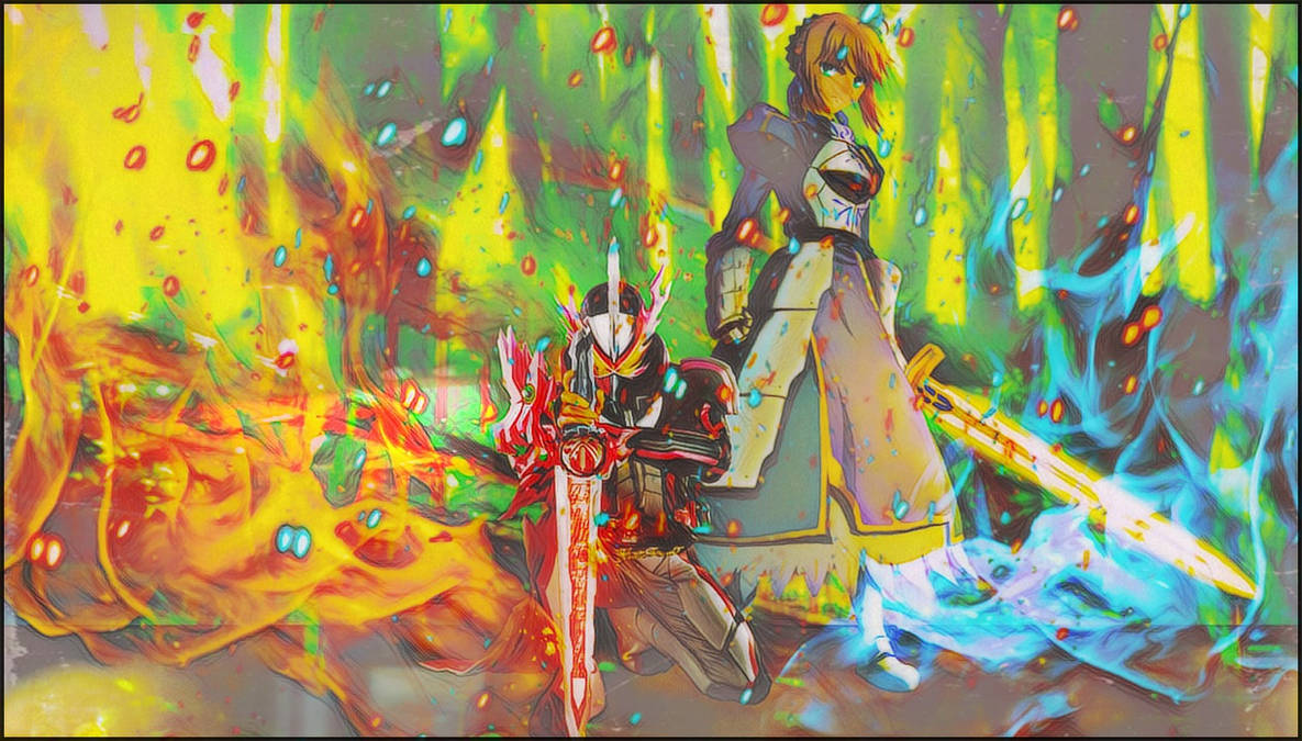 Kamen Rider Saber and Saber!! by ender303 on DeviantArt