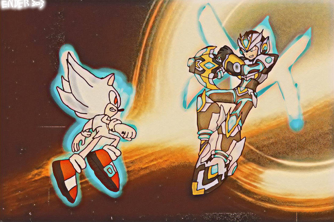 Sonic (Hyper Form) vs X (Next Dive Armor) by ender303 on DeviantArt