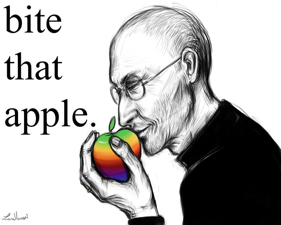 'Bite that Apple'- Steve Jobs