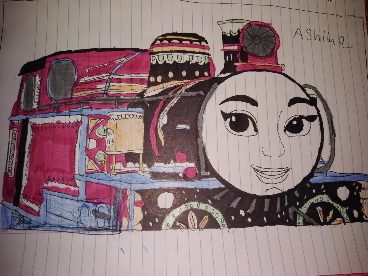 Ashima Engine Deviantart Drawing of Ashima the India engine by hamiltonhannah18 on DeviantArt