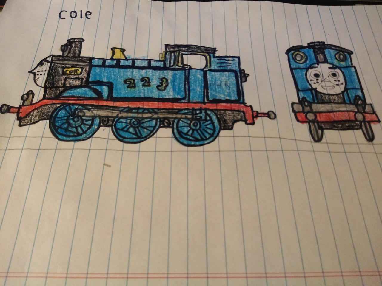 Cole the custom engine by hamiltonhannah18 on DeviantArt