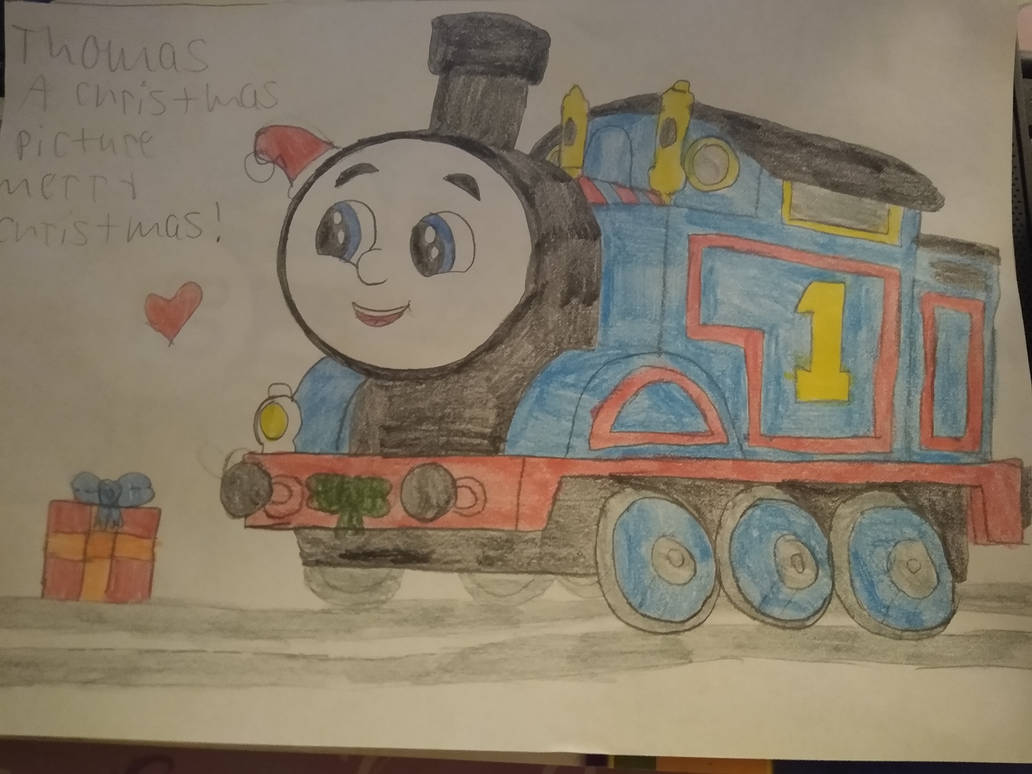 Thomas A Christmas Picture by hamiltonhannah18 on DeviantArt
