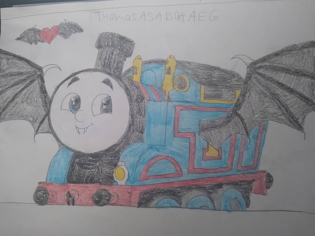 Thomas Bat Thomas As A Bat AEG A Halloween Picture 2022 by hamiltonhannah18 on ...