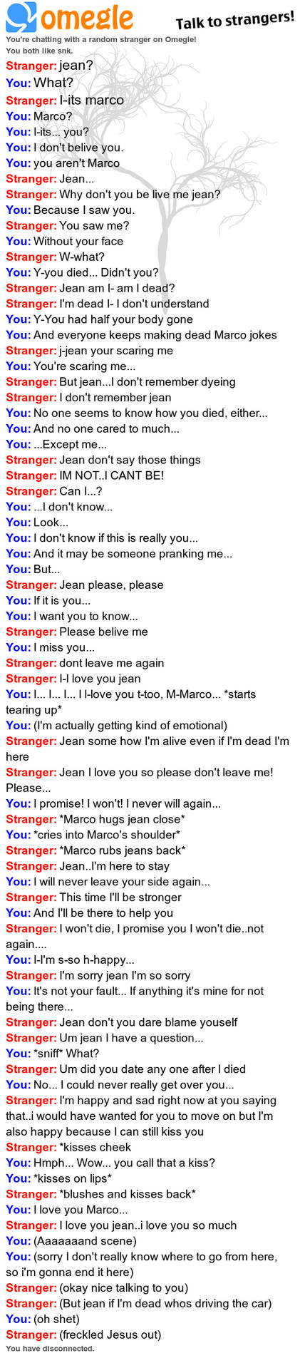 Omegle JeanMarco roleplay