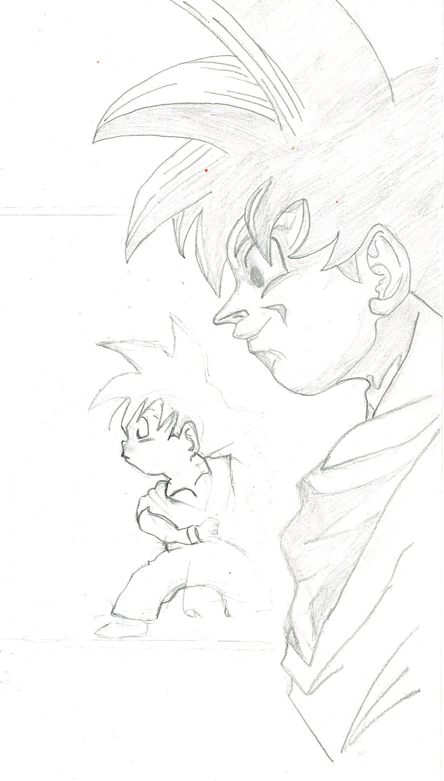 Goku Sketch by Ssj4CrisisX on DeviantArt