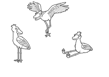 :Freebie: Shoebill Stork Set