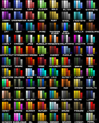 Color Chart by ThunderRebel15 on DeviantArt