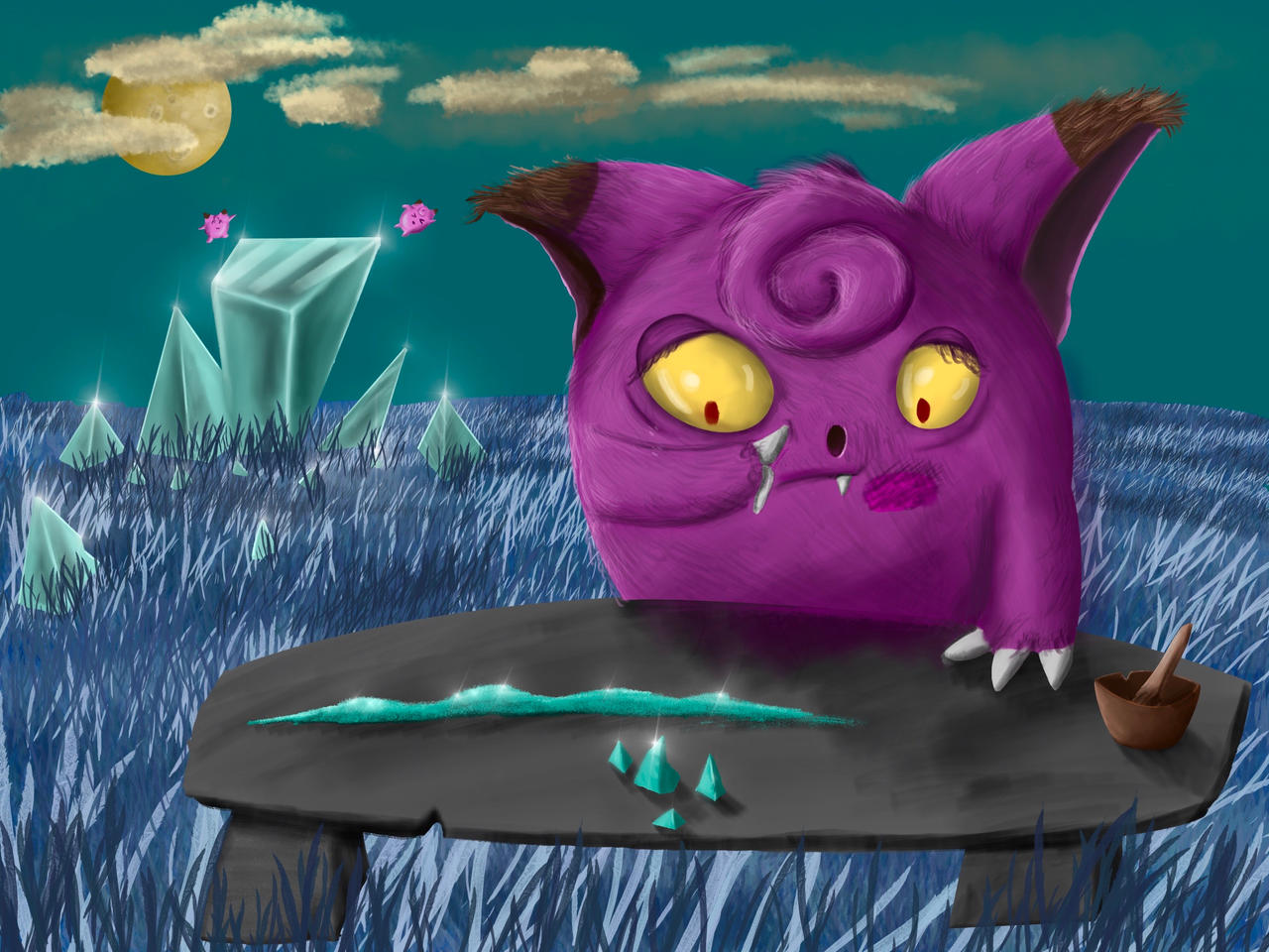 Cleffer Deviantart Clefairy art by MonkeyPawArt on DeviantArt