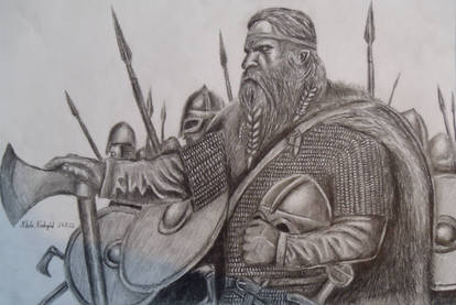 Viking fylkning or shield wall