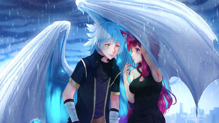 Nico and Destiny dont need an umbrella +Speedpaint