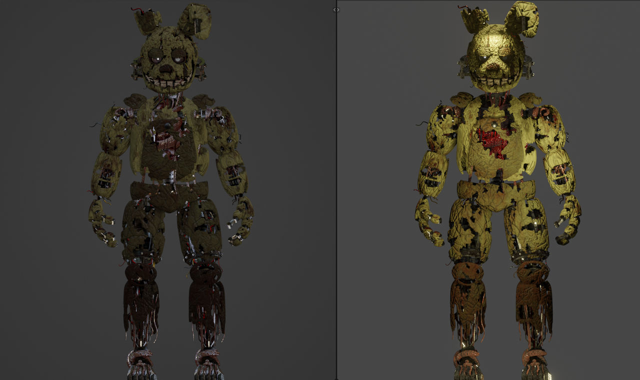 Spring Trap Retake Springtrap Retexture ( Showcase ) by T1R3DF3V3R on DeviantArt