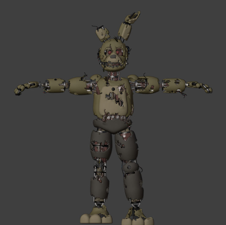Novel Springtrap Novel Springtrap Retexture V4 by T1R3DF3V3R on DeviantArt