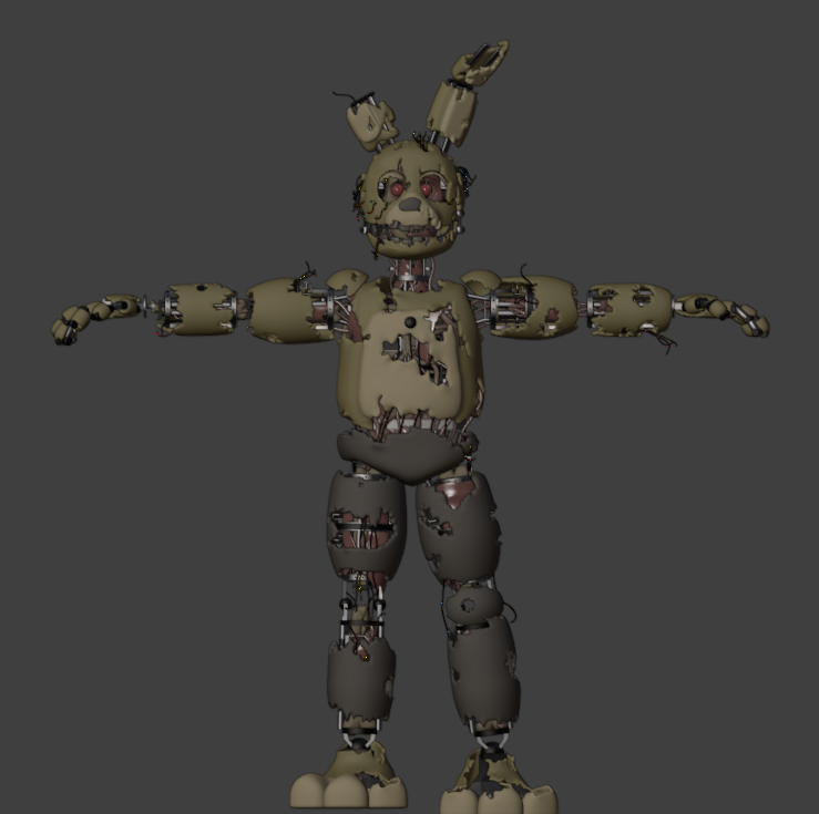 Springtrap V4 Novel Springtrap Retexture V4 by T1R3DF3V3R on DeviantArt