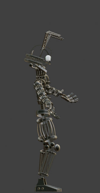 Semi-Realistic Springbonnie Endoskeleton Edit by T1R3DF3V3R on DeviantArt