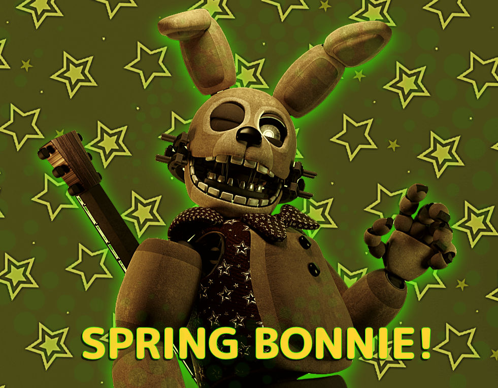 Springbonnie Face Meet The Yellow Rabbit Himself: Springbonnie! by T1R3DF3V3R on DeviantArt