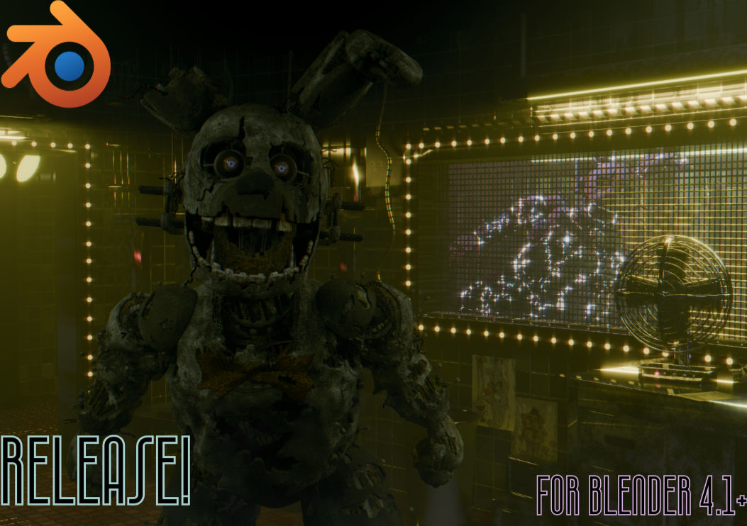 Springtrap V4 My Springtrap V4 Retexture + Edit Release! by T1R3DF3V3R on DeviantArt