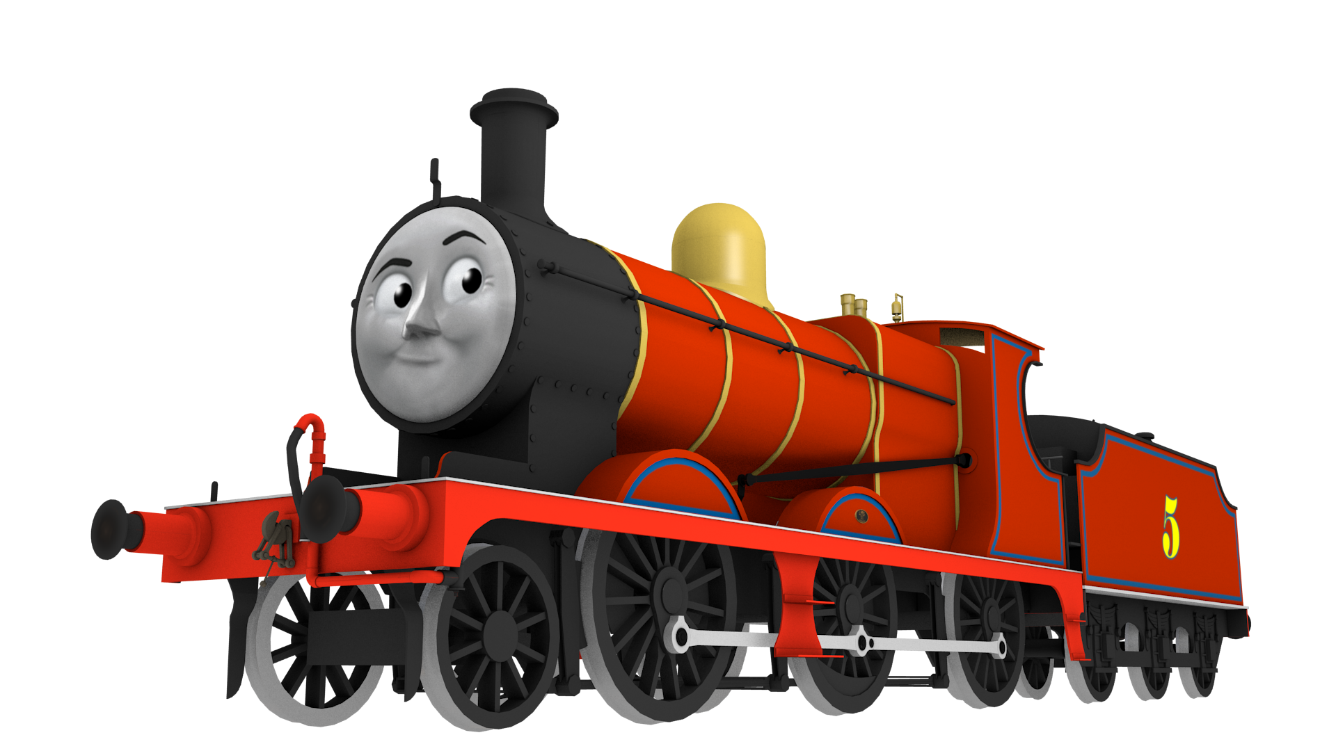 James the red engine (TVS,S1) V2 by Thomasfan95 -- Fur Affinity