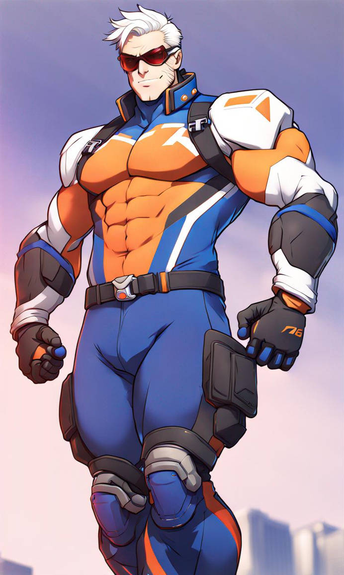 Overwatch Soldier76 Stunt Rider Biker Sentai Helme by toratoshi on ...