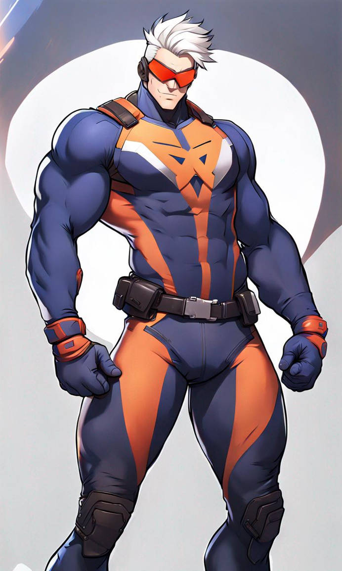 Overwatch Soldier76 Stunt Rider Biker Helmet Bodys by toratoshi on ...