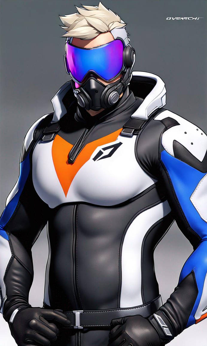 Overwatch, Soldier 76, Stunt Rider, Biker, Helmet, by toratoshi on ...