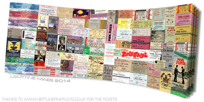 Floyd tickets collage