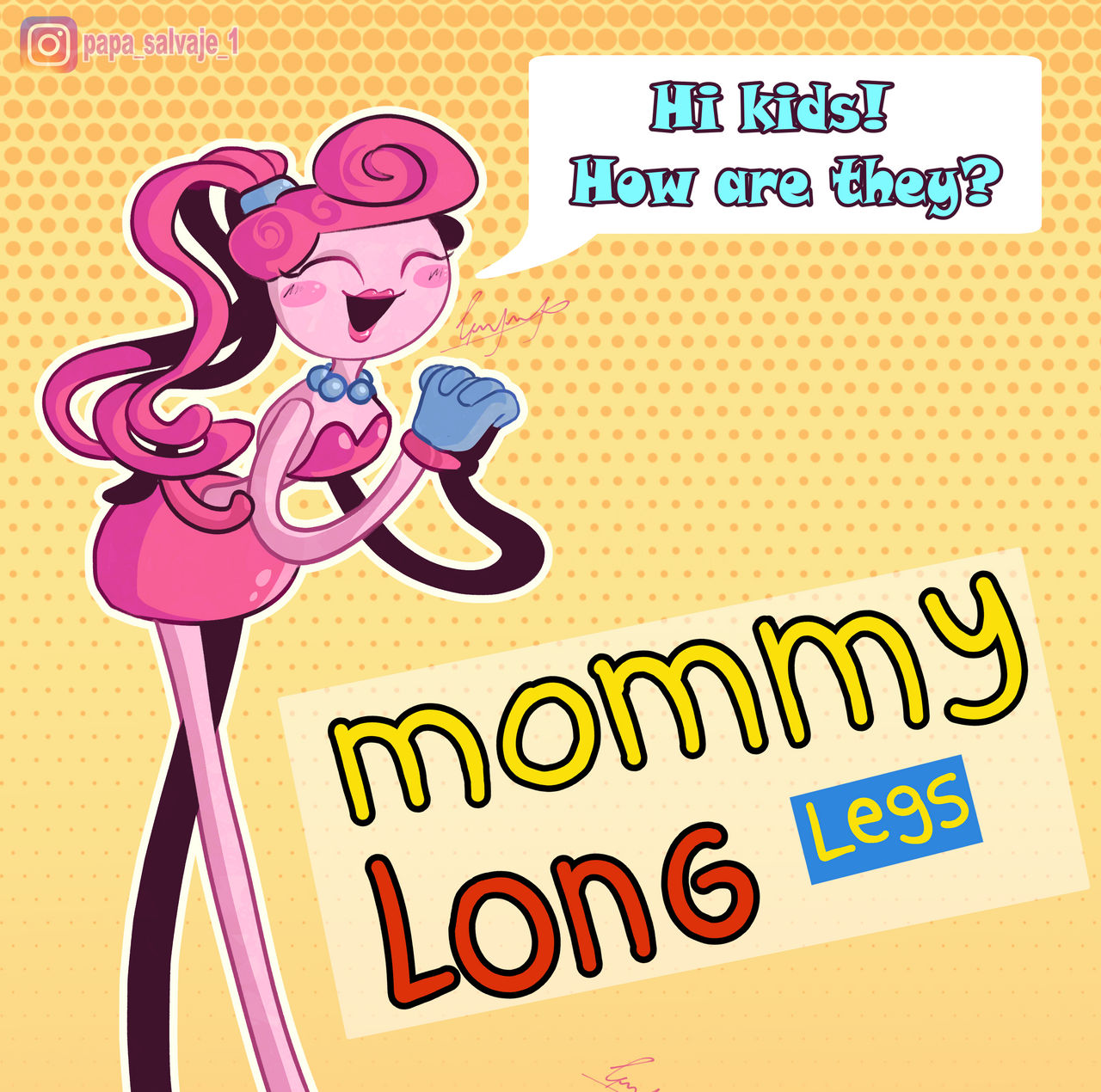 Minus! Mommy Long Legs (+ Mini Huggy Wuggy) by SolarPYT on DeviantArt