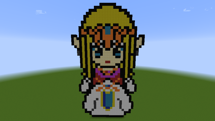 Legend of Zelda Minecraft Pixel Art  Pixel art, Minecraft pixel art, Legend  of zelda