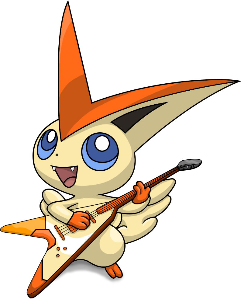 Rocking Victini (vectorized)