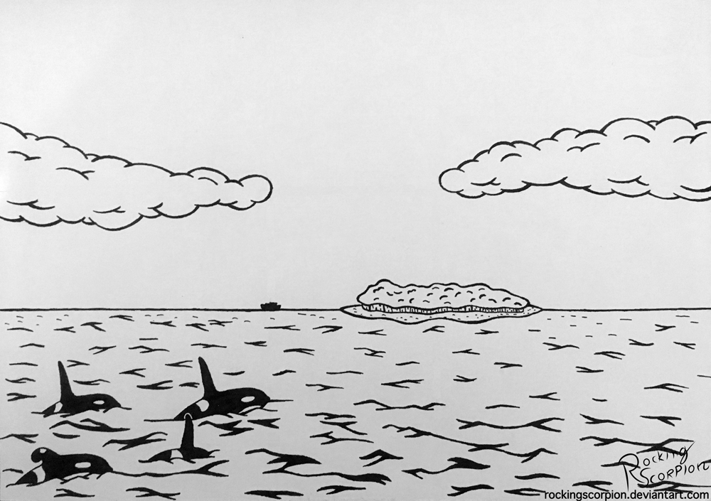 Inktober Day 2: Tranquil