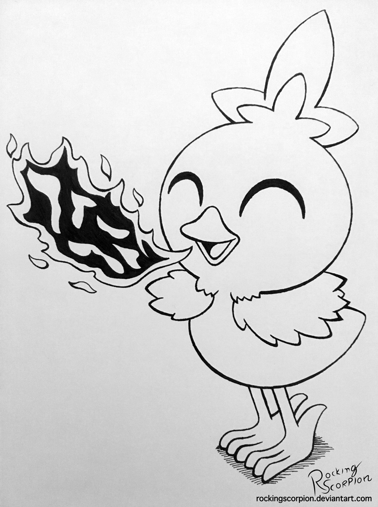 Inktober Day 5: Chicken