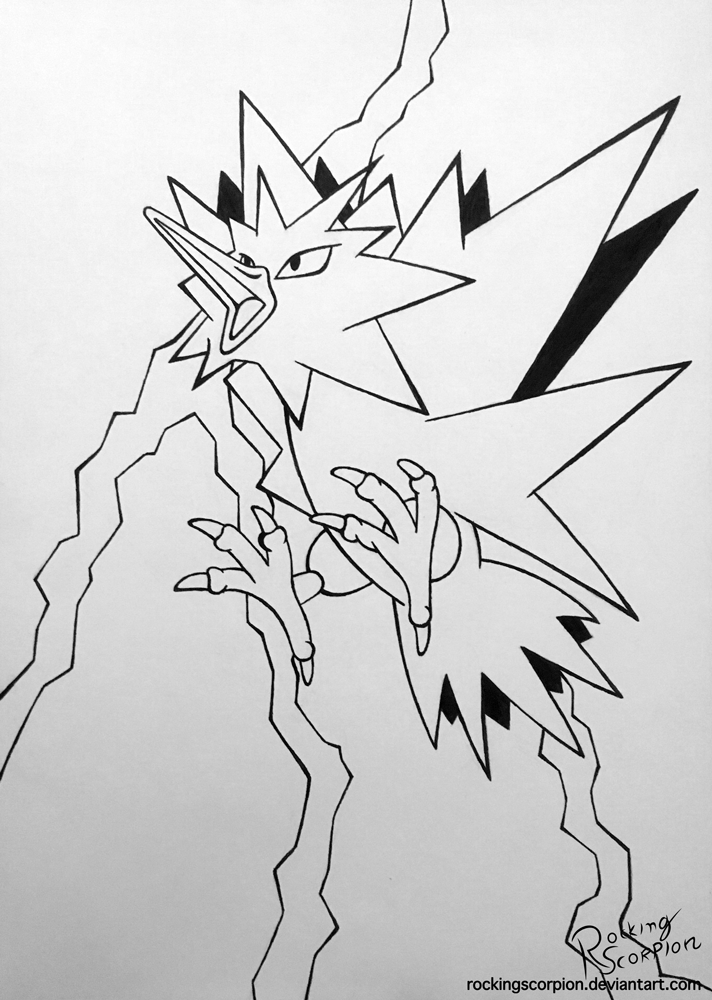 Inktober Day 27: Thunder