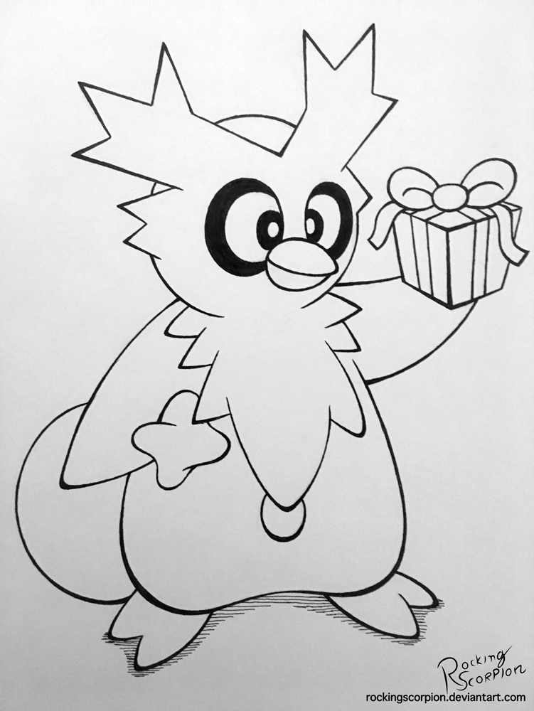 Inktober Day 28: Gift