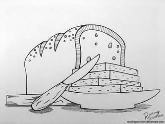 Inktober Day 31: Slice
