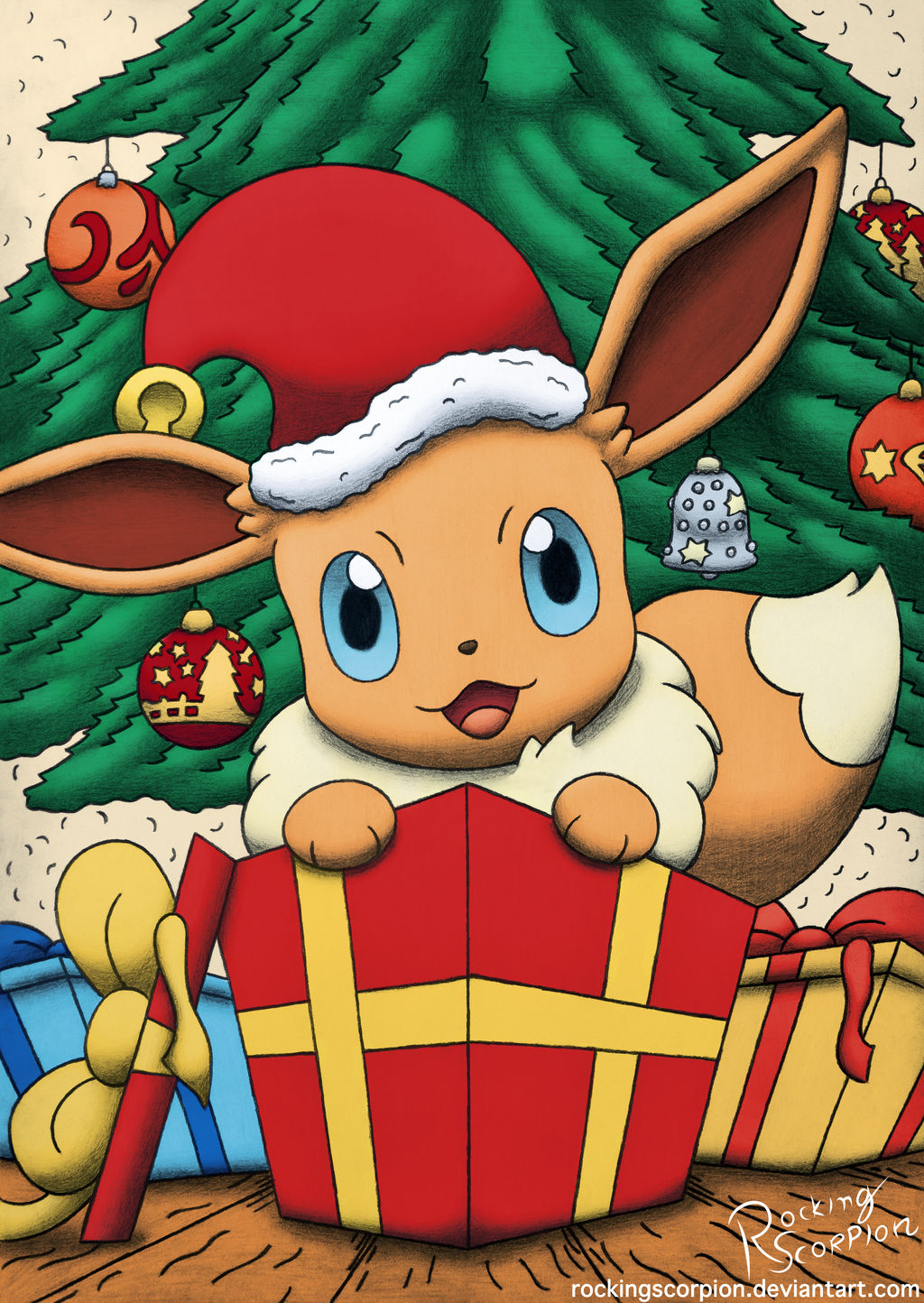 It's Christmas Eevee