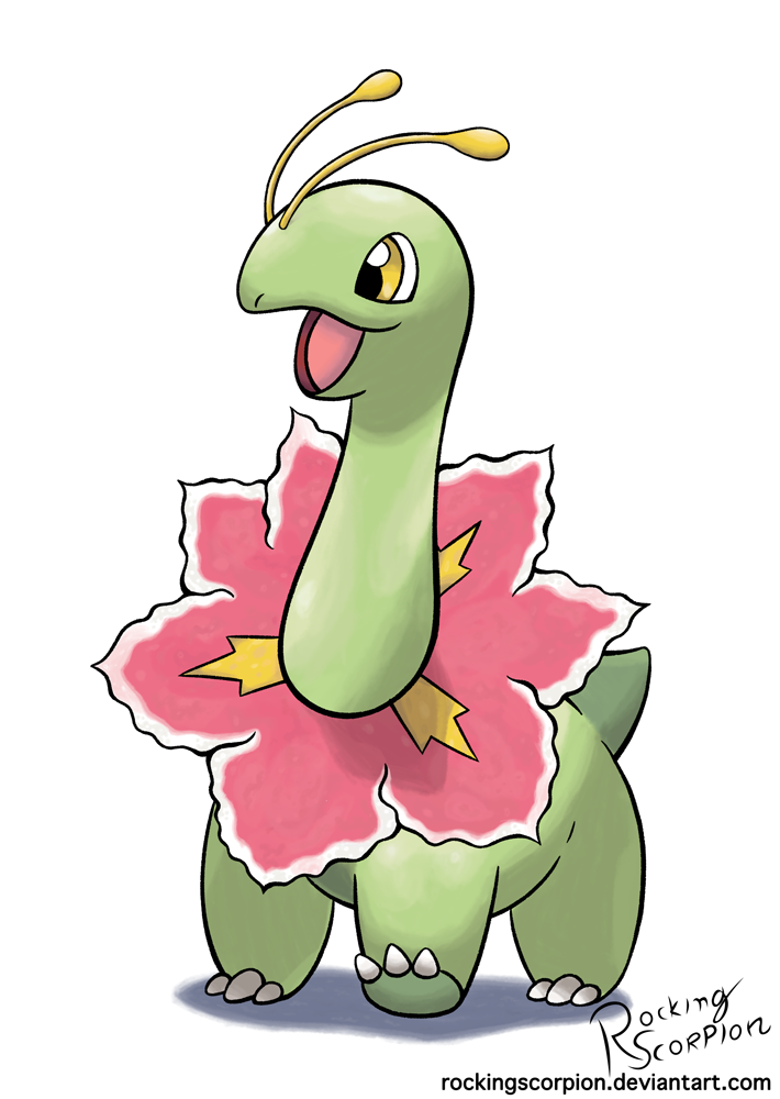 Meganium is way too happy