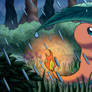 Charmander In The Rain