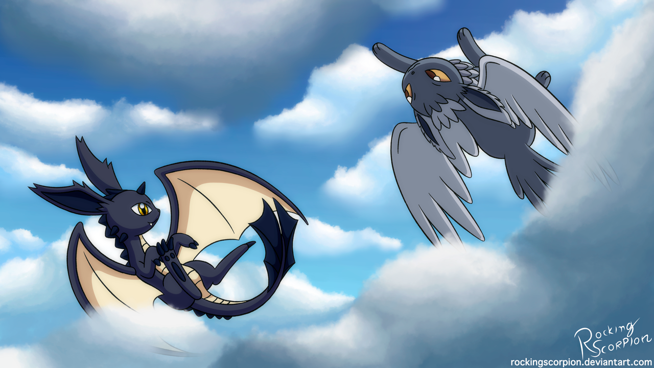 Flying Eevees