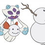 Art Challenge 2022 Day 14 - Wanna Build Snowman?