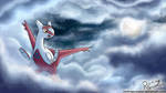 Cloudy with a Chance of Latias by RockingScorpion