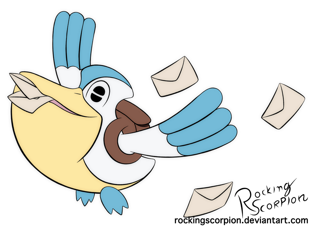 Art Challenge 2023 Day 23 - Mail Birb