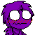 Purple Guy Blush Icon