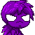 Purple Guy Angry Icon
