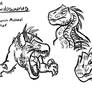 Rhedosaurus Redesign sketches