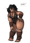 Kira the Cavegirl (New Design) by PaleoartStudios