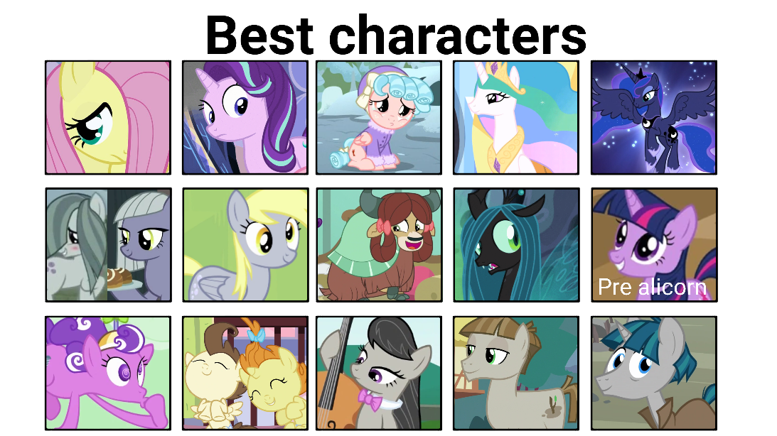 My Top/Best 20 My Little Pony Characters by Amigogogo on DeviantArt